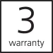 3 year warranty